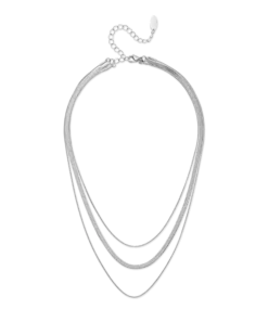 Bijou Brigitte Collier multirangs - Classic Steel New