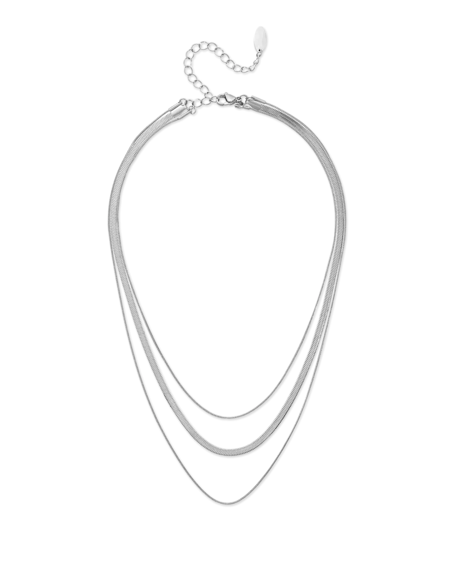Bijou Brigitte Collier multirangs - Classic Steel New