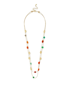 Bijou Brigitte Collier multirangs - Colorful Agate Discount