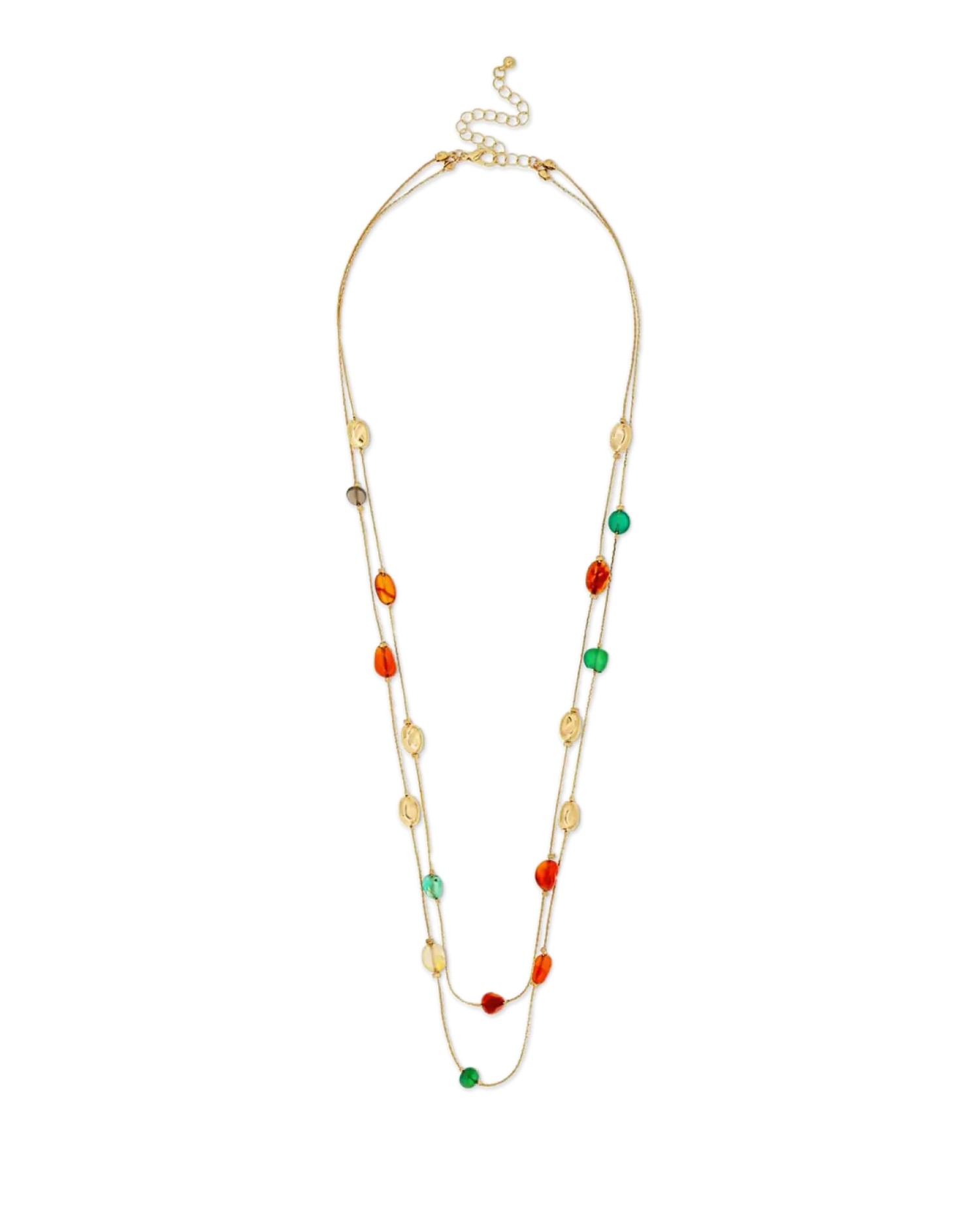 Bijou Brigitte Collier multirangs - Colorful Agate Discount