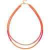 Bijou Brigitte Collier multirangs - Coral Shine Clearance