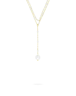 Bijou Brigitte Collier multirangs - Delicate Pearls Discount