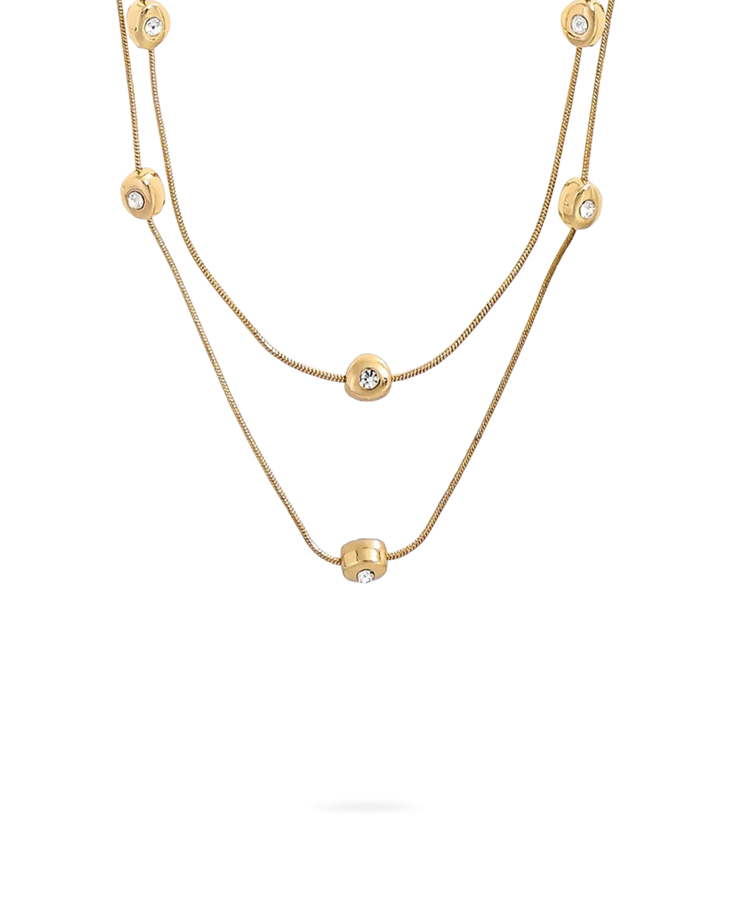 Bijou Brigitte Collier multirangs - Double Sparkle Best