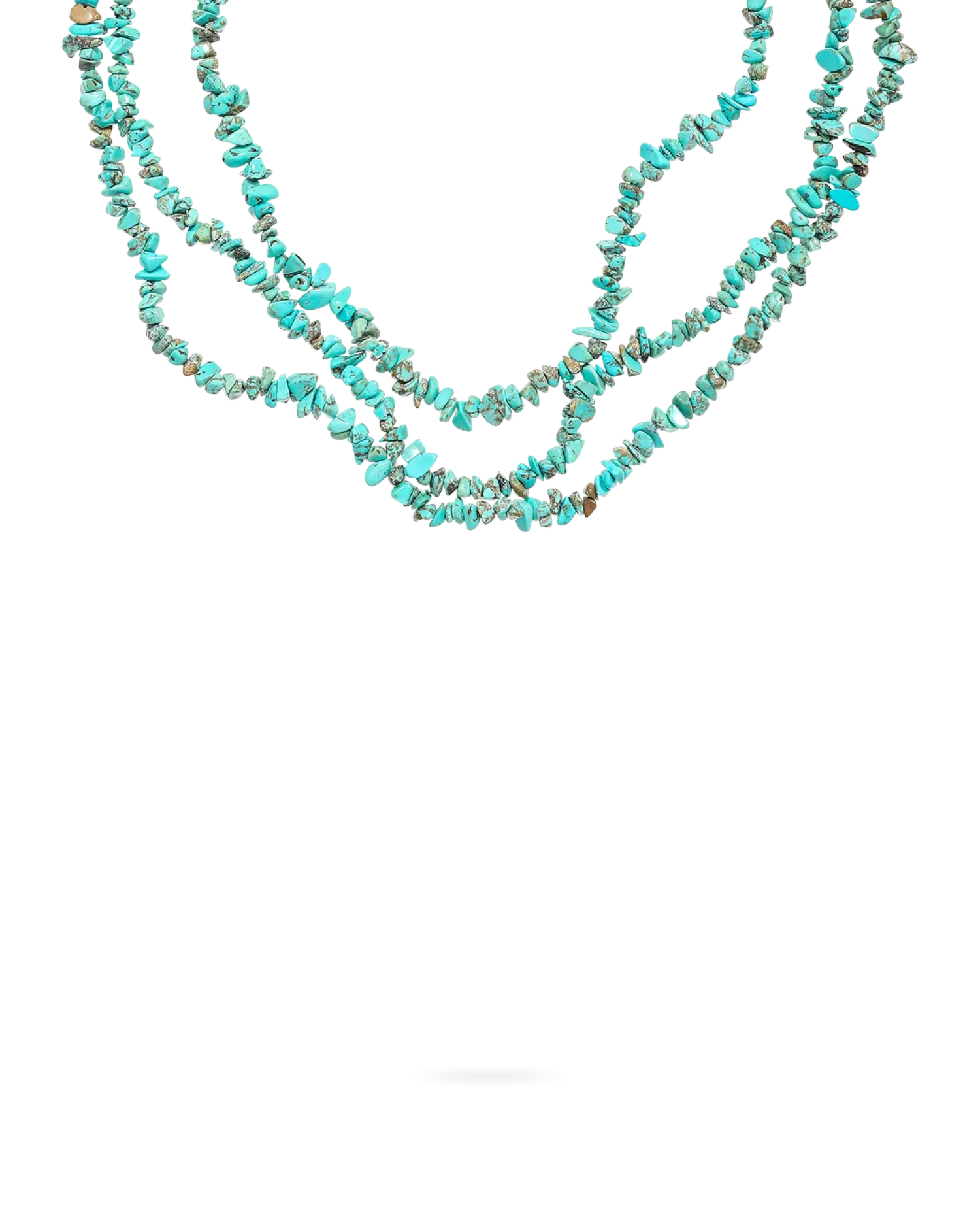 Bijou Brigitte Collier multi-rangs - Edgy Turquoise Discount
