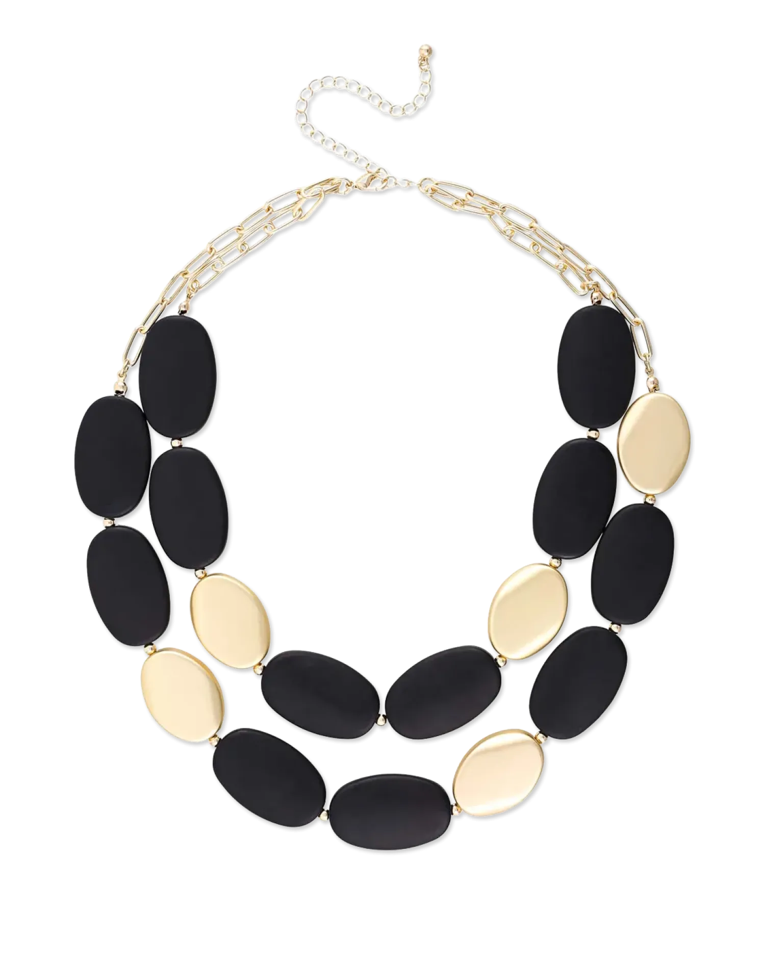 Bijou Brigitte Collier multirangs - Elegant Black Discount
