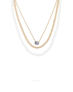 Bijou Brigitte Collier multirangs - Elegant Crystal Discount