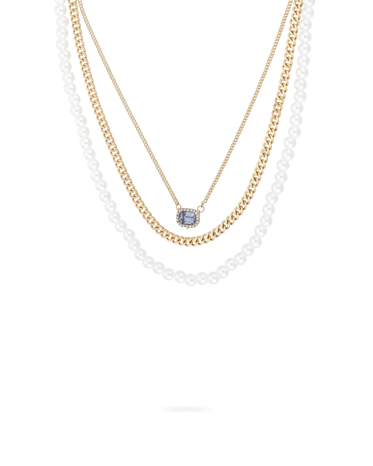 Bijou Brigitte Collier multirangs - Elegant Crystal Discount