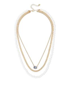 Bijou Brigitte Collier multirangs - Elegant Crystal Discount