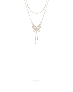 Bijou Brigitte Collier multi-rangs - Elegant Sparkle Clearance