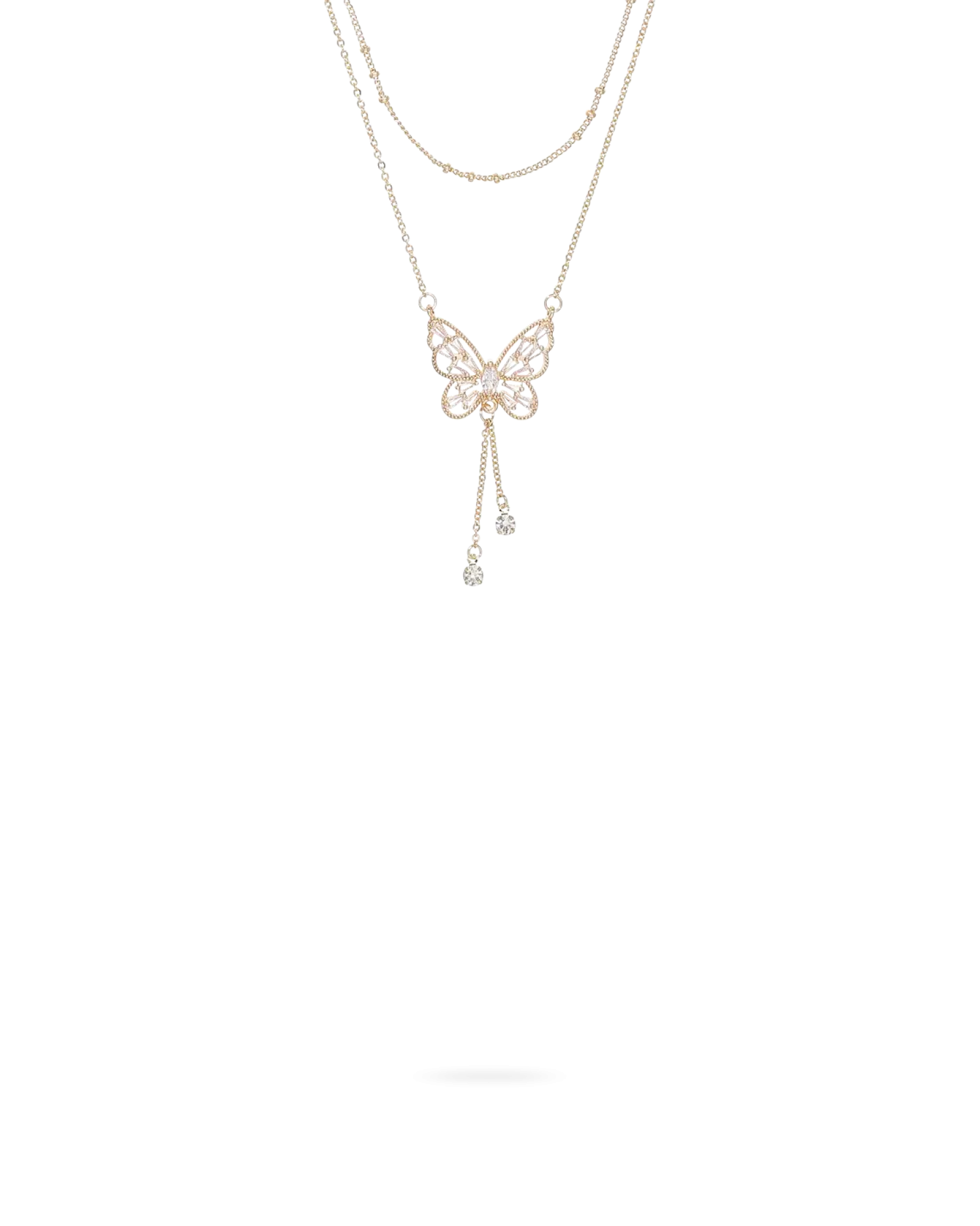 Bijou Brigitte Collier multi-rangs - Elegant Sparkle Clearance