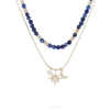 Bijou Brigitte Collier multirangs - Fine Blue Sale