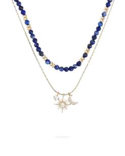 Bijou Brigitte Collier multirangs - Fine Blue Sale
