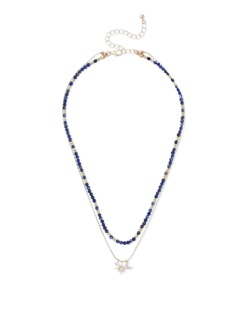 Bijou Brigitte Collier multirangs - Fine Blue Sale