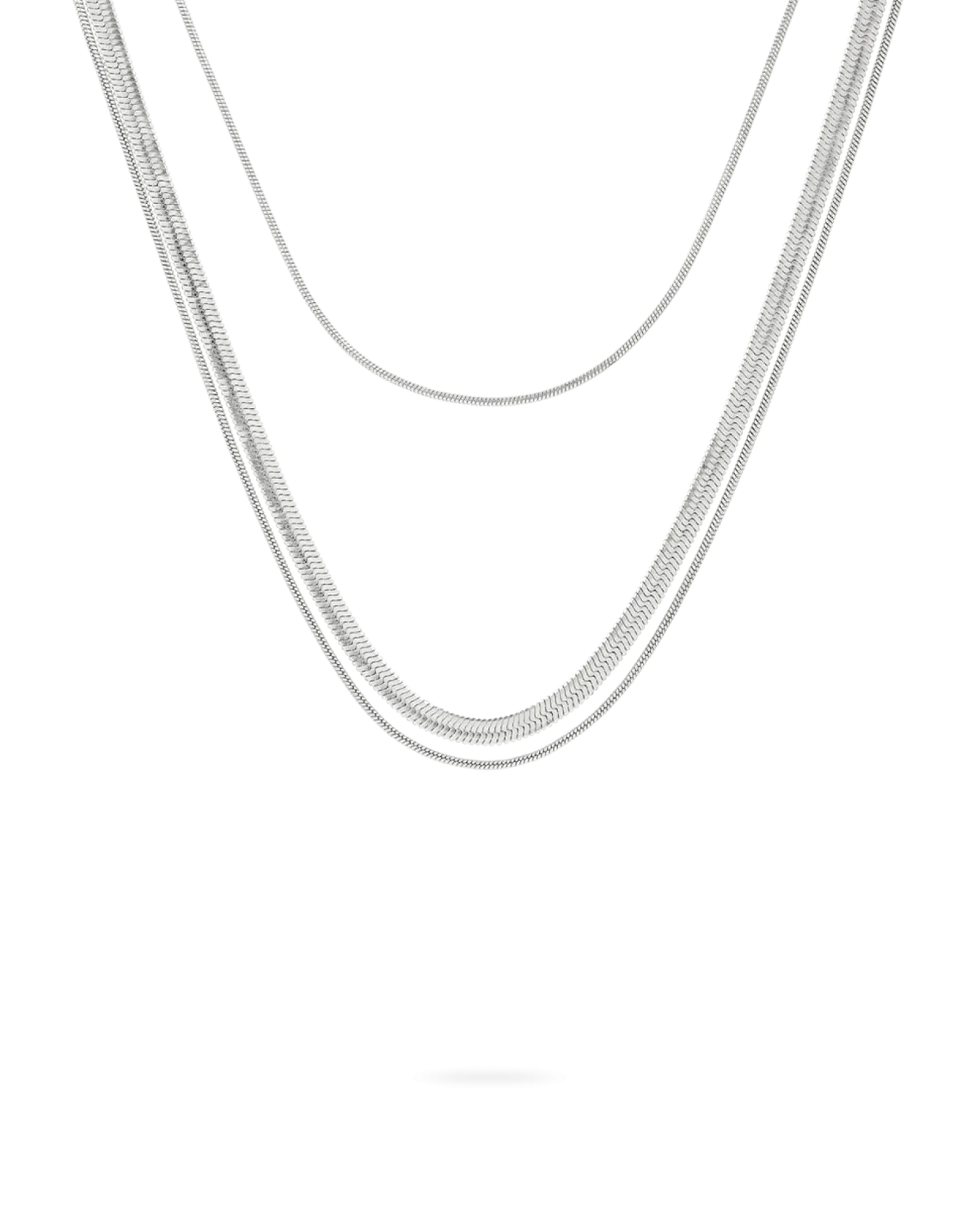 Bijou Brigitte Collier multirangs - Fine Steel Hot
