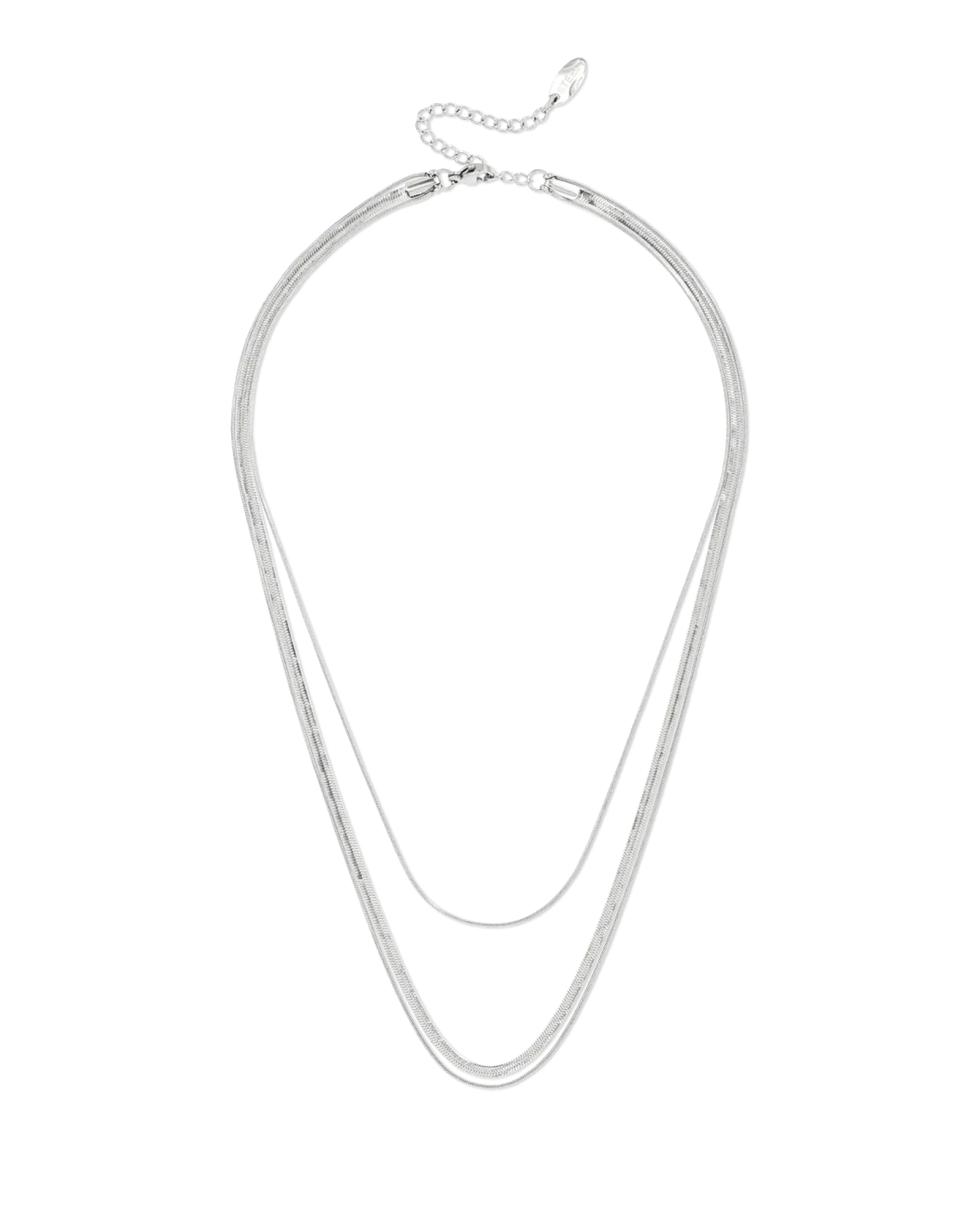 Bijou Brigitte Collier multirangs - Fine Steel Hot