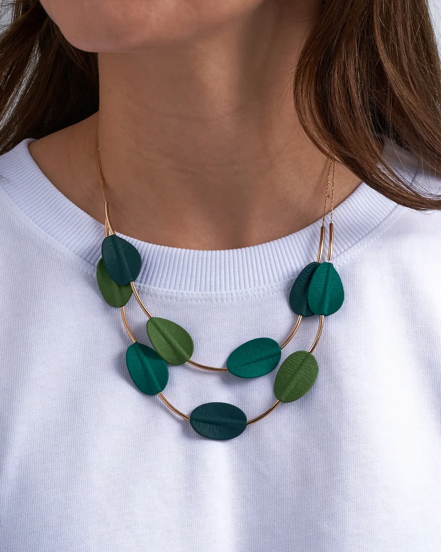 Bijou Brigitte Collier multirangs - Forest Glow Outlet