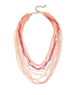 Bijou Brigitte Collier multirangs - Funky Peach New