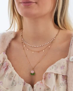Bijou Brigitte Collier multirangs - Gleaming Tulip New