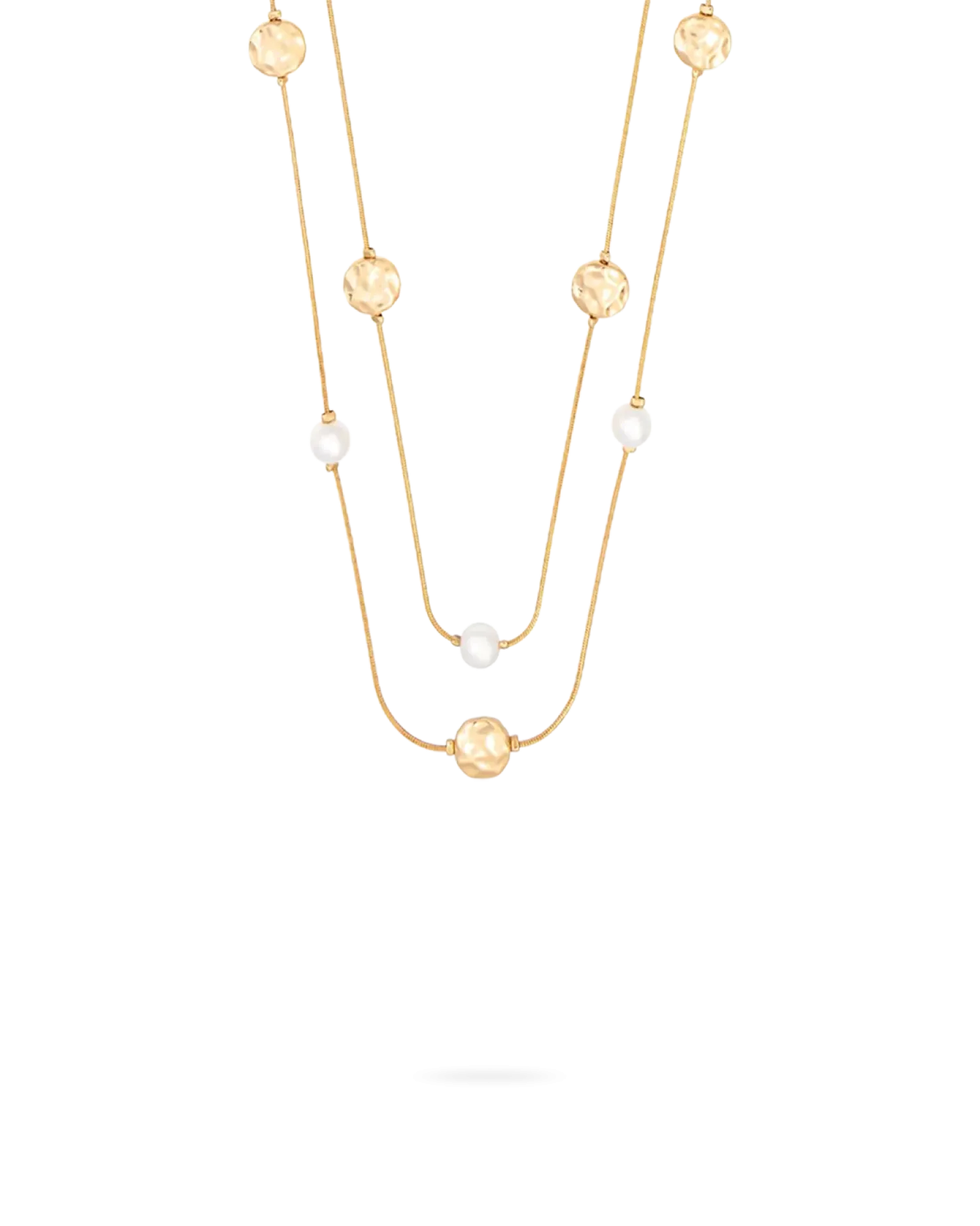 Bijou Brigitte Collier multirangs - Gleaming Rows Hot