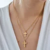 Bijou Brigitte Collier multi-rangs - Glossy Cross Discount