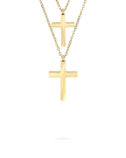 Bijou Brigitte Collier multi-rangs - Glossy Cross Discount