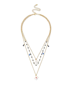 Bijou Brigitte Collier multirangs - Golden Ace Clearance