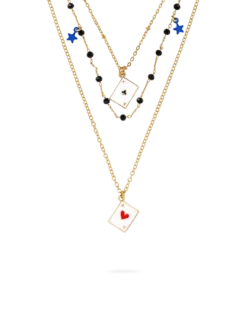 Bijou Brigitte Collier multirangs - Golden Ace Clearance