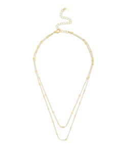 Bijou Brigitte Collier multirangs - Golden Bubbles New