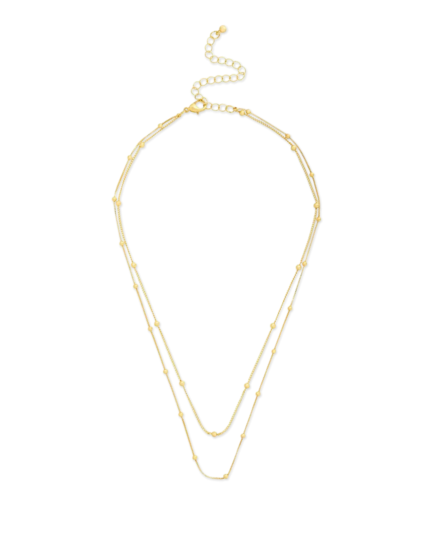 Bijou Brigitte Collier multirangs - Golden Bubbles New