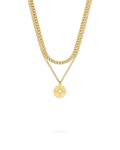 Bijou Brigitte Collier multirangs - Golden Compass Clearance