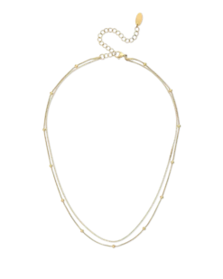 Bijou Brigitte Collier multirangs - Golden Esteem