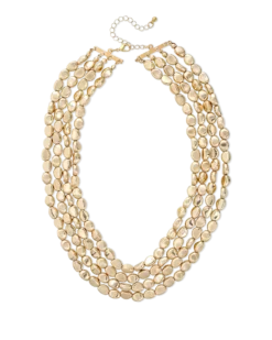 Bijou Brigitte Collier multirangs - Golden Glow