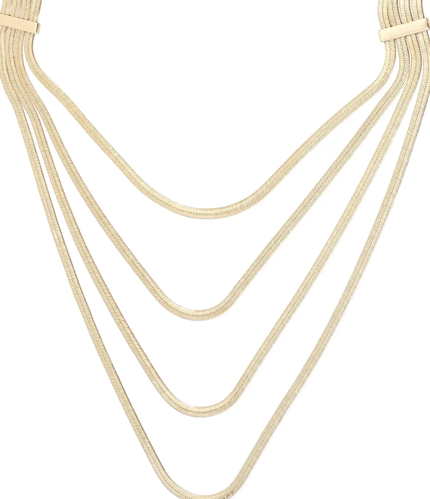 Bijou Brigitte Collier multirangs - Golden Layers Outlet