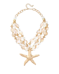 Bijou Brigitte Collier multirangs - Golden Ocean New