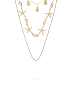 Bijou Brigitte Collier multirangs - Golden Shells Best