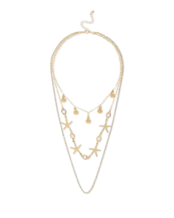 Bijou Brigitte Collier multirangs - Golden Shells Best