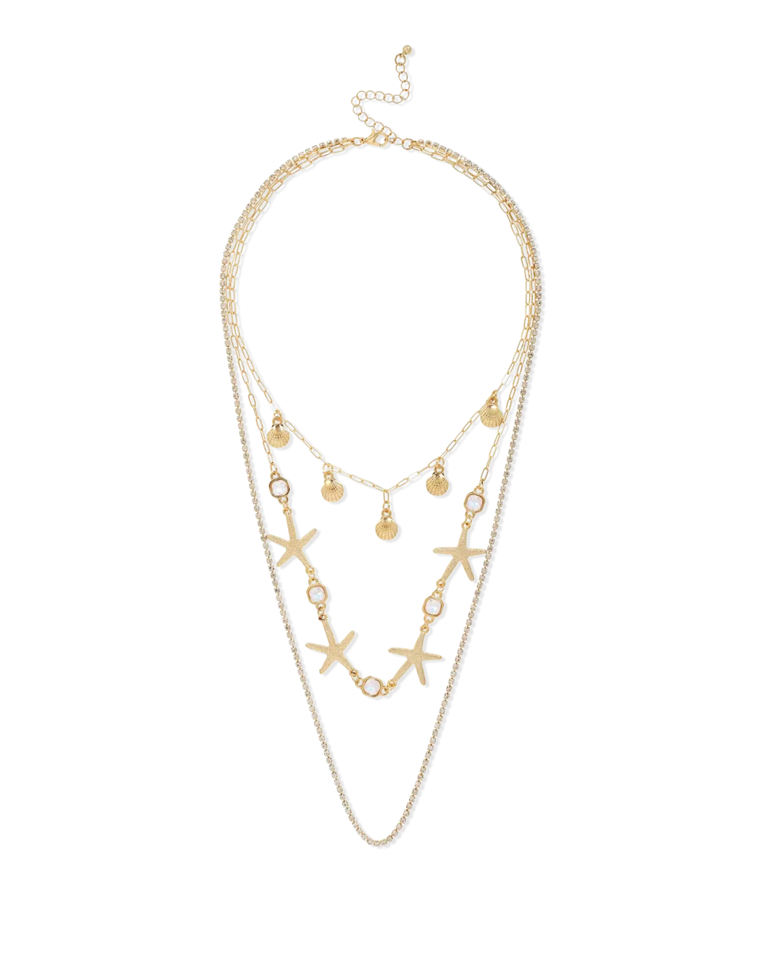 Bijou Brigitte Collier multirangs - Golden Shells Best