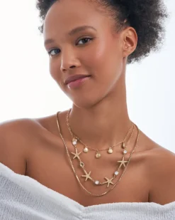 Bijou Brigitte Collier multirangs - Golden Shells Best