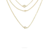 Bijou Brigitte Collier multi-rangs - Golden Sparkle Best