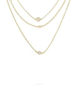 Bijou Brigitte Collier multi-rangs - Golden Sparkle Best