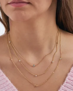 Bijou Brigitte Collier multi-rangs - Golden Sparkle Best