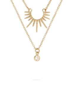 Bijou Brigitte Collier multirangs - Golden Sunlight Sale