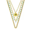Bijou Brigitte Collier multirangs - Golden Sundowner New