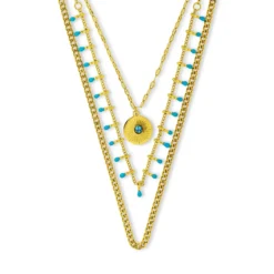 Bijou Brigitte Collier multirangs - Golden Sundowner New