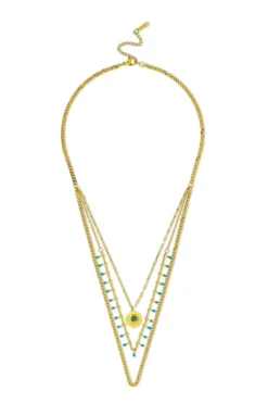 Bijou Brigitte Collier multirangs - Golden Sundowner New