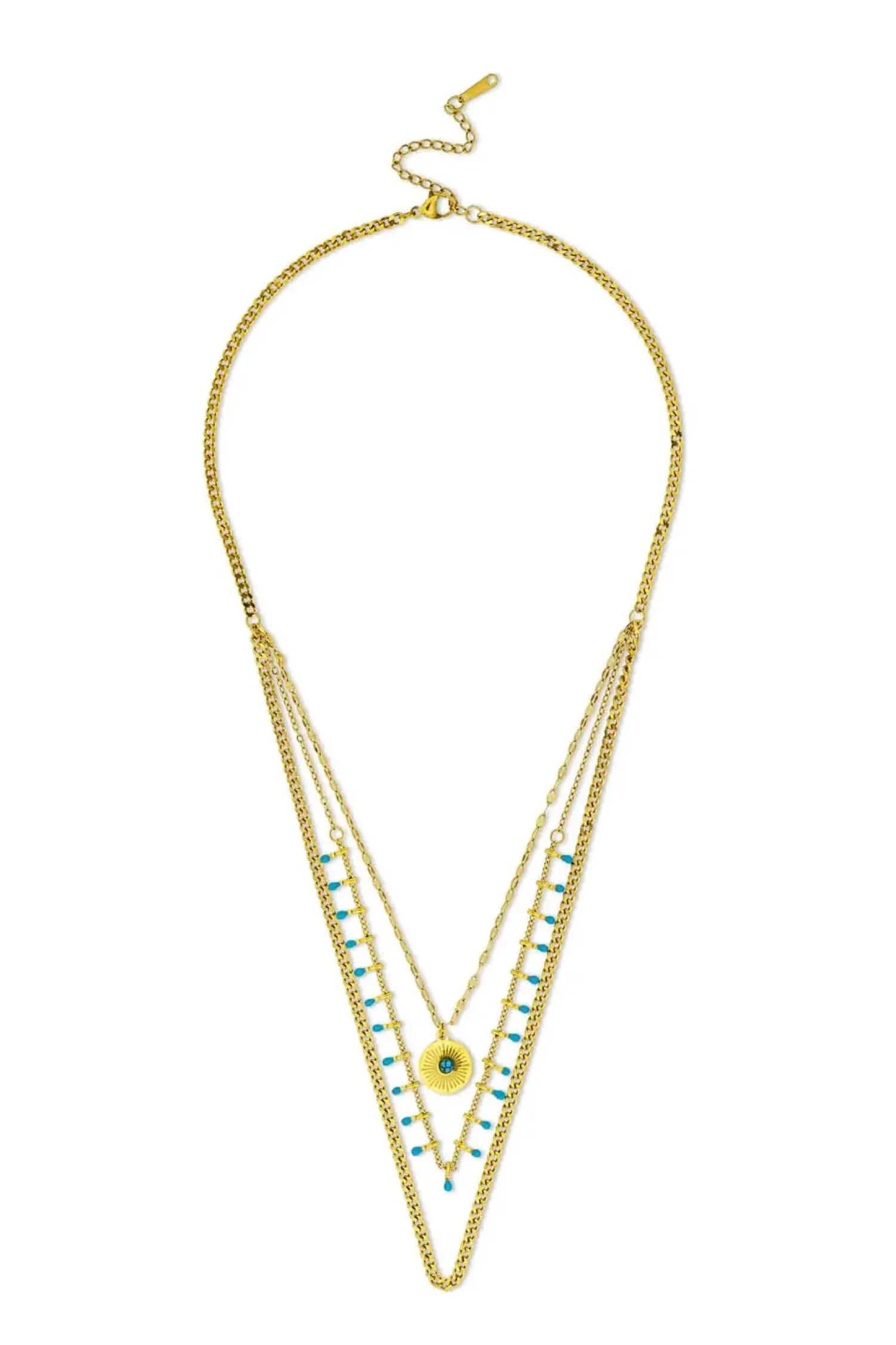 Bijou Brigitte Collier multirangs - Golden Sundowner New