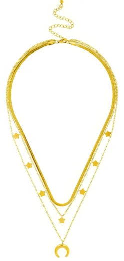 Bijou Brigitte Collier multirangs - Golden Trio Hot