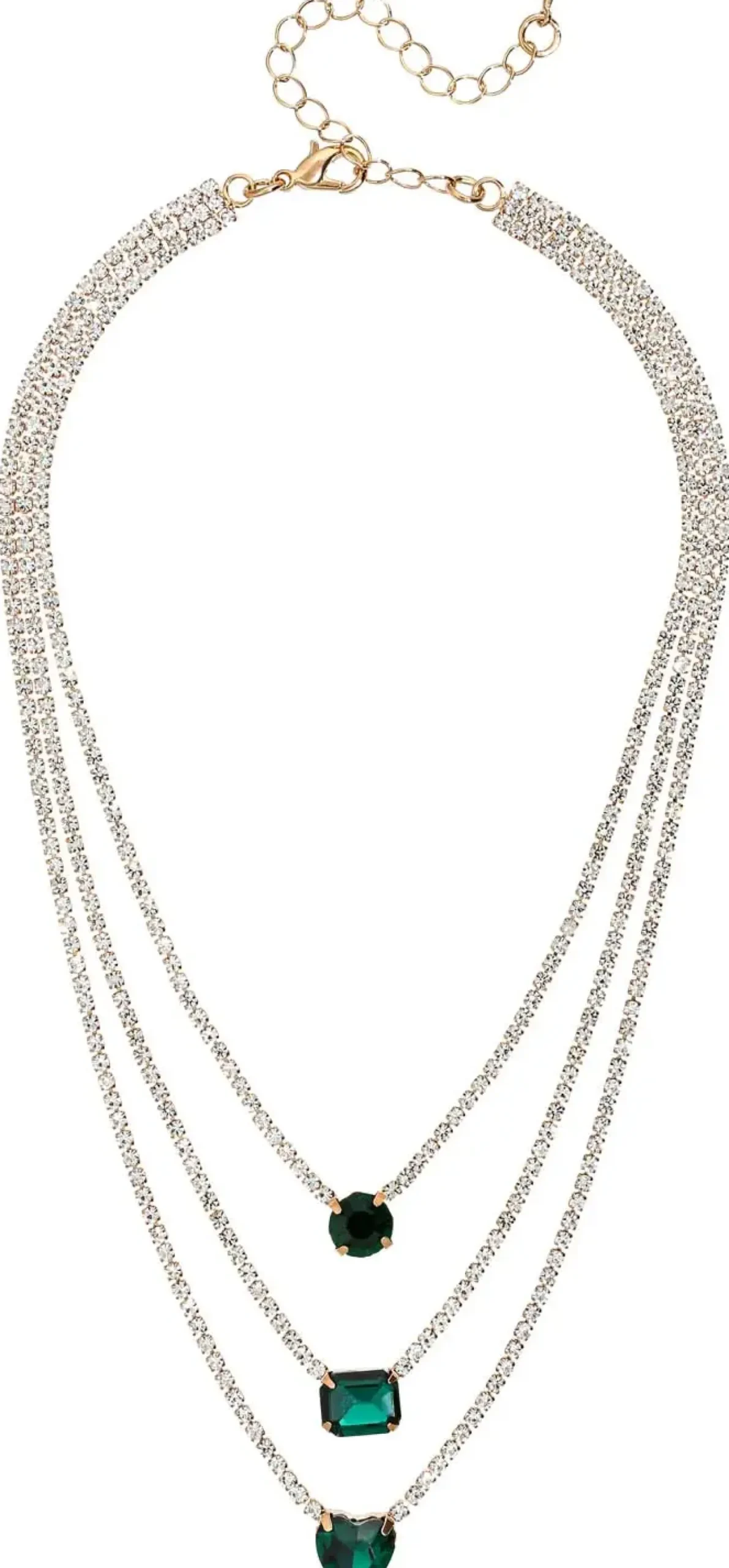 Bijou Brigitte Collier multirangs - Gorgeous Green Outlet