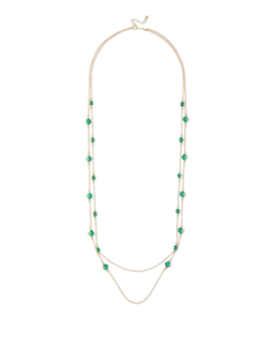Bijou Brigitte Collier multirangs - Green Marble Sale