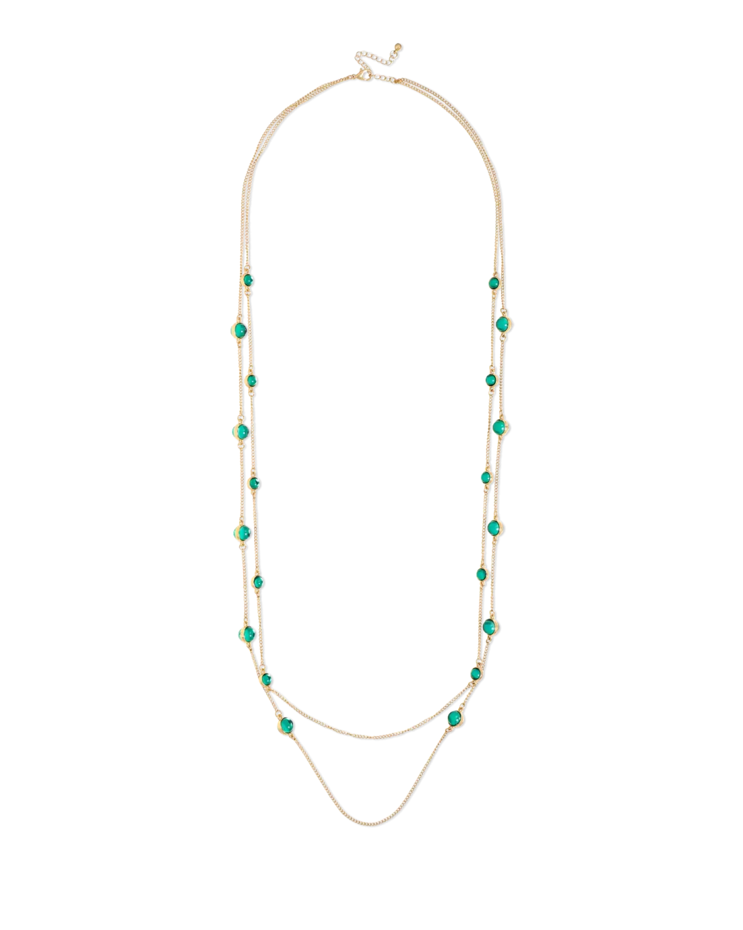 Bijou Brigitte Collier multirangs - Green Marble Sale
